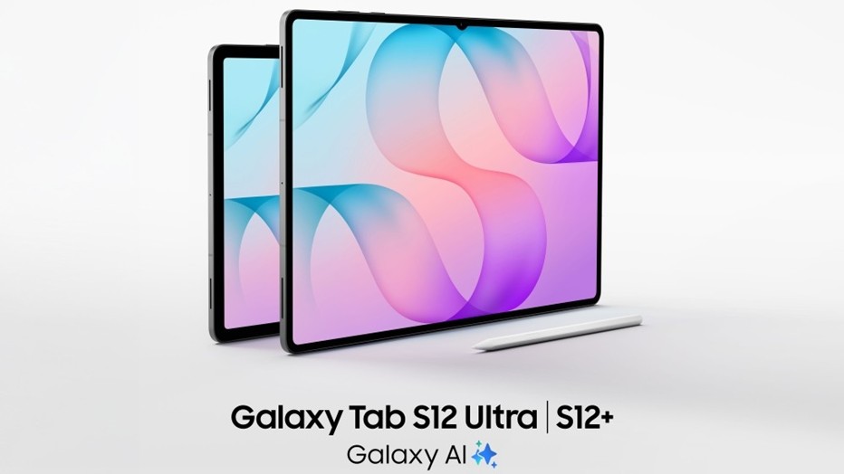 Samsung Galaxy Tab S12 Ultra and S12+ tablets with S Pen. Image credit: Samsung.